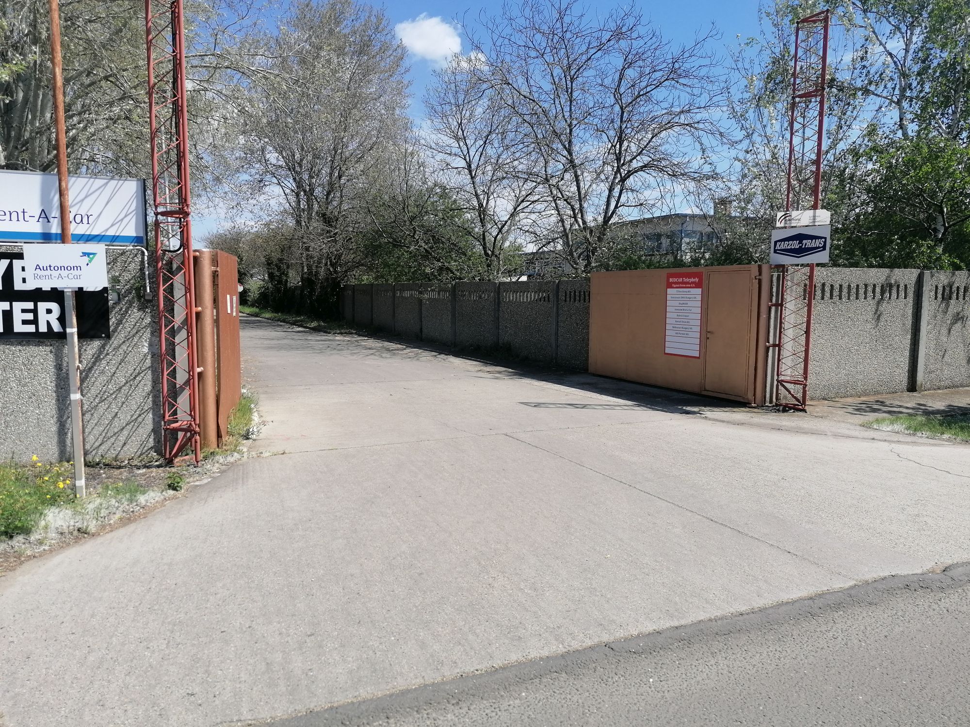 BUDCAR Parking — reptéri parkoló
