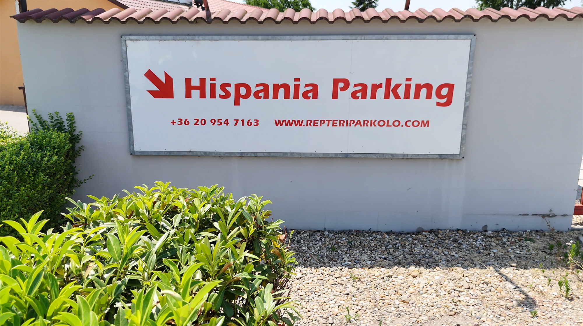 Hispania Reptéri Parkoló — Flughafenparken